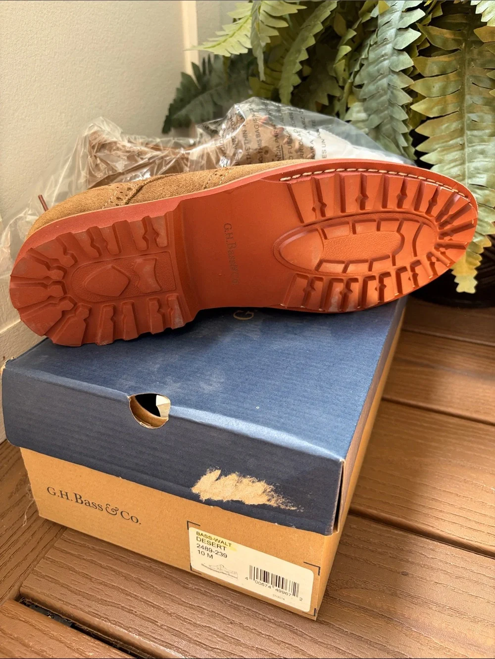 G.H. Bass & Co. Men's 10M Bass-Walt Desert Tan - NEW!